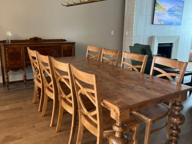 Custom built wood chairs