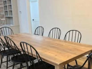 Custom built dining room table